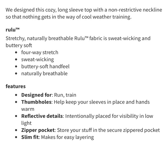 Sz6 Lululemon Kanto Catch Me Long Sleeve
Menthol - Picture 9 of 10